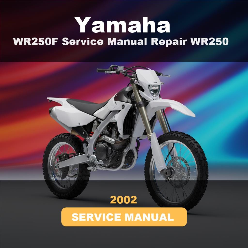 Wr250f Manual - Etsy