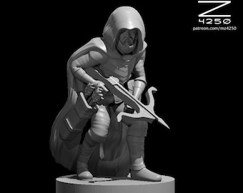 Halfling Ranger | Variants available | Physical mini | 3D Printed