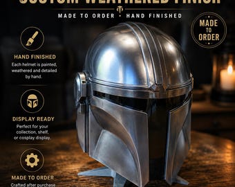 Galactic Bounty Hunter Helmet, Wearable 3D Printed Sci-Fi Cosplay Prop