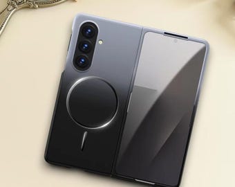Funda magnética plegable con efecto degradado / Funda mate a prueba de golpes para Galaxy Z Fold 7/6/5