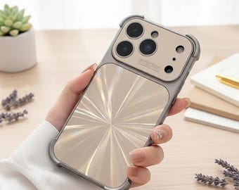 Color Shift Aurora iPhone Case for 17 Air 16 15 14 13 Pro Max Plus | Laser Reflective Hard PC Cover