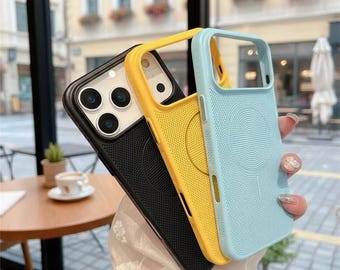 Cooling Magnetic Phone Case with Breathable Back for iPhone Air 17 16 15 14 13 12 11 Pro Max Plus | Heat Dissipation Slim Protective Cover
