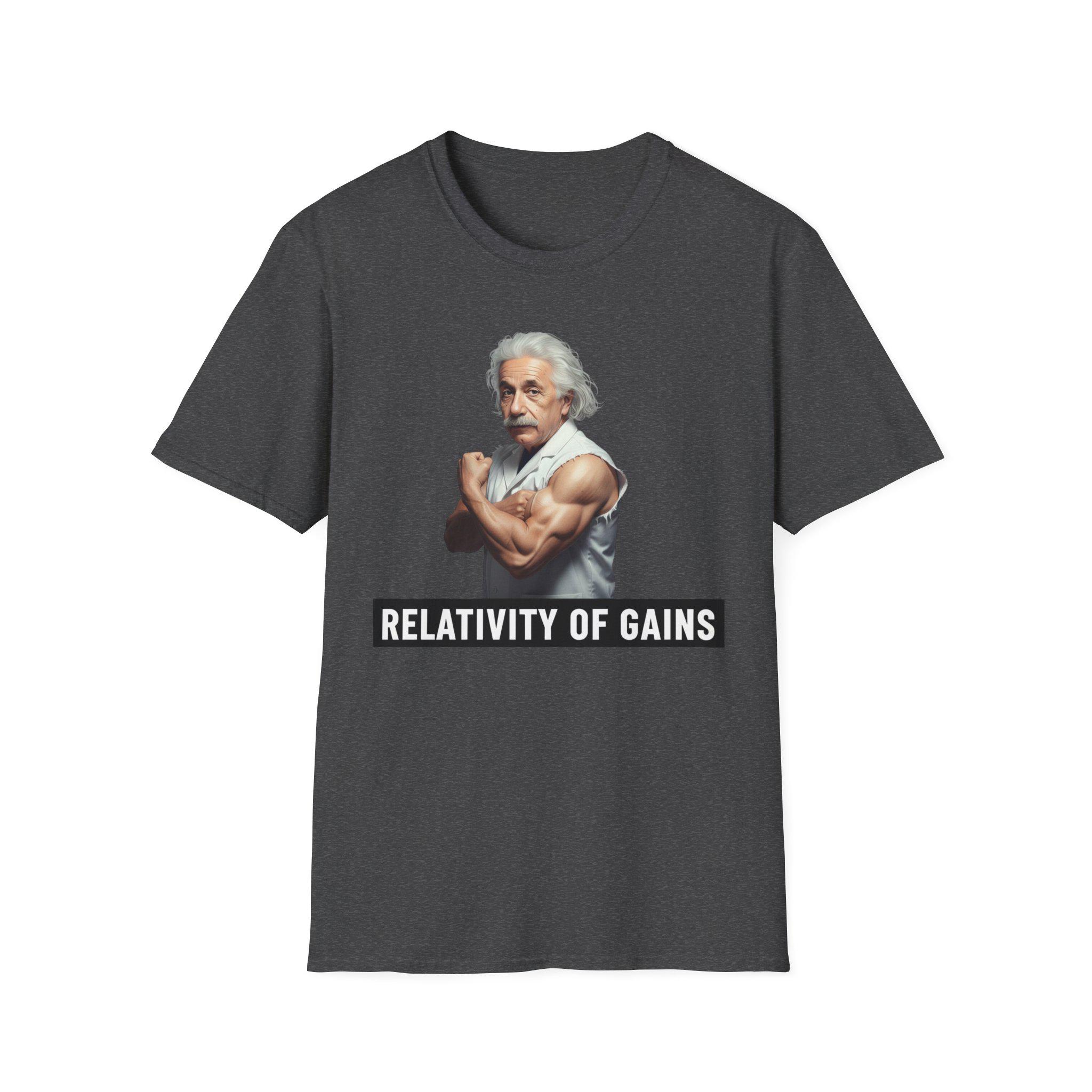 Muscular Albert Einstein Funny Meme T-shirt, Gym Nerd Humor Tee, Buff ...