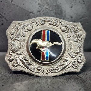 Mustang Belt Buckle - Etsy display picture 3