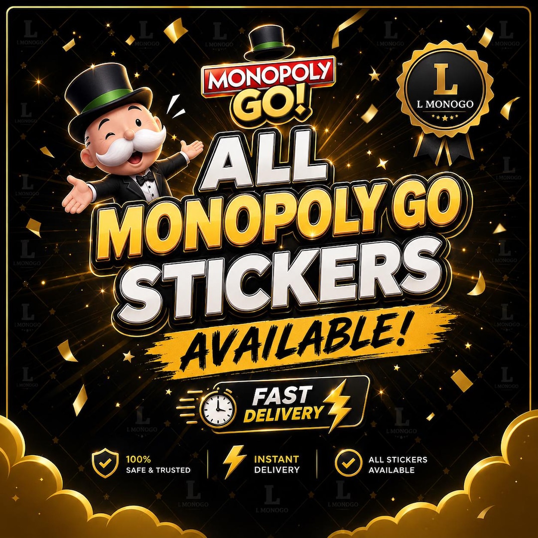 ALL STICKERS AVAILABLE for Monopoly Go! [fast & Safe] - Etsy