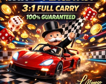 PLATZ 1 SCHNELL GEWINNEN [3:1 Full Carry] Monopoly Go!