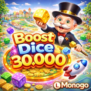 DADOS DE IMPULSO [30.000] Monopoly Go!