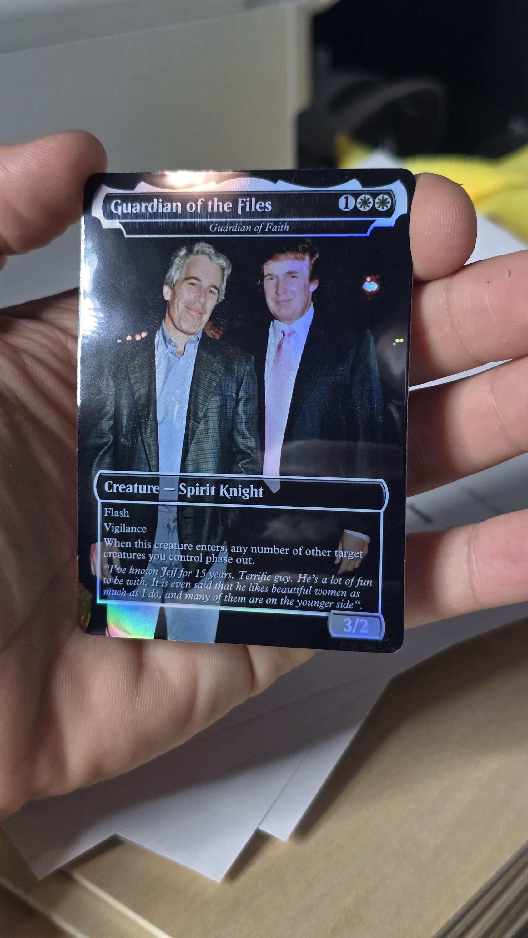 Guardians of the Files Aka Guardian of Faith Full Art Foil Custom Proxy ...