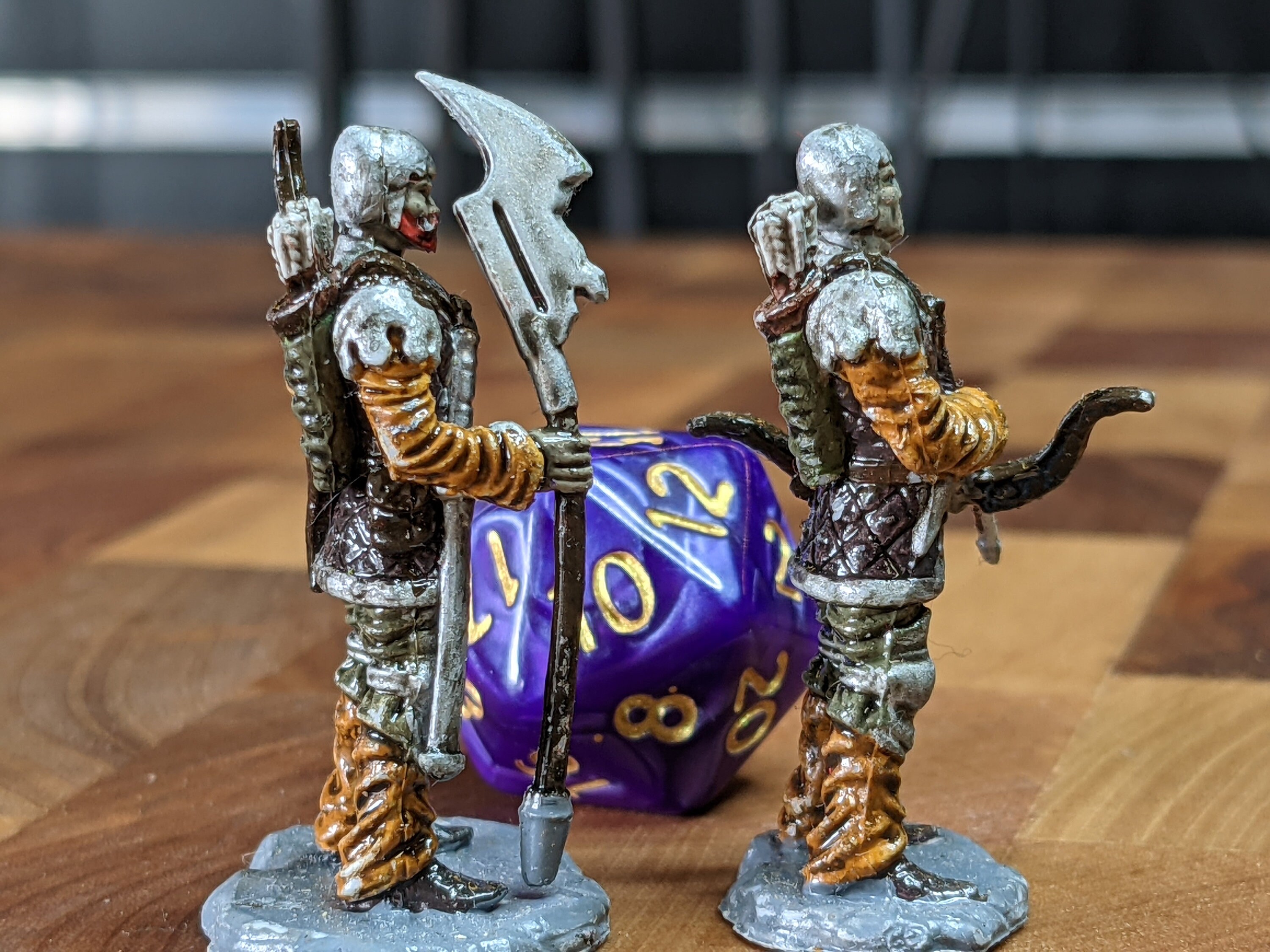 Dungeons and Dragons D&amp;D Miniature Figure Human Male Guards | Etsy