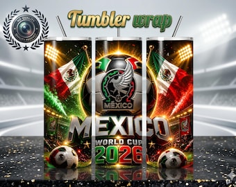 Diseño PNG para vaso térmico Guillermo Ochoa México 20oz Copa Mundial 2026 Diseño de sublimación Descarga instantánea Calidad HD Diseño popular para vaso térmico