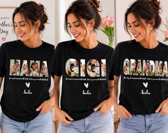 Plantilla de foto personalizada para mamá, foto PNG personalizada, diseña la tuya con texto e imagen, regalo personalizado para el Día de la Madre.