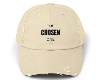 The Chosen One Hat, Funny Main Character Hat, Fantasy Trope Cap, Bookish Hat, Distressed Dad Cap, Gift for Readers, Writer Humor Hat