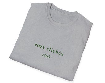 Cozy Cliches Club Shirt, Christmas Movie Tee, Cozy Christmas Shirt, Holiday Romance Graphic Tee, Christmas in July Shirt