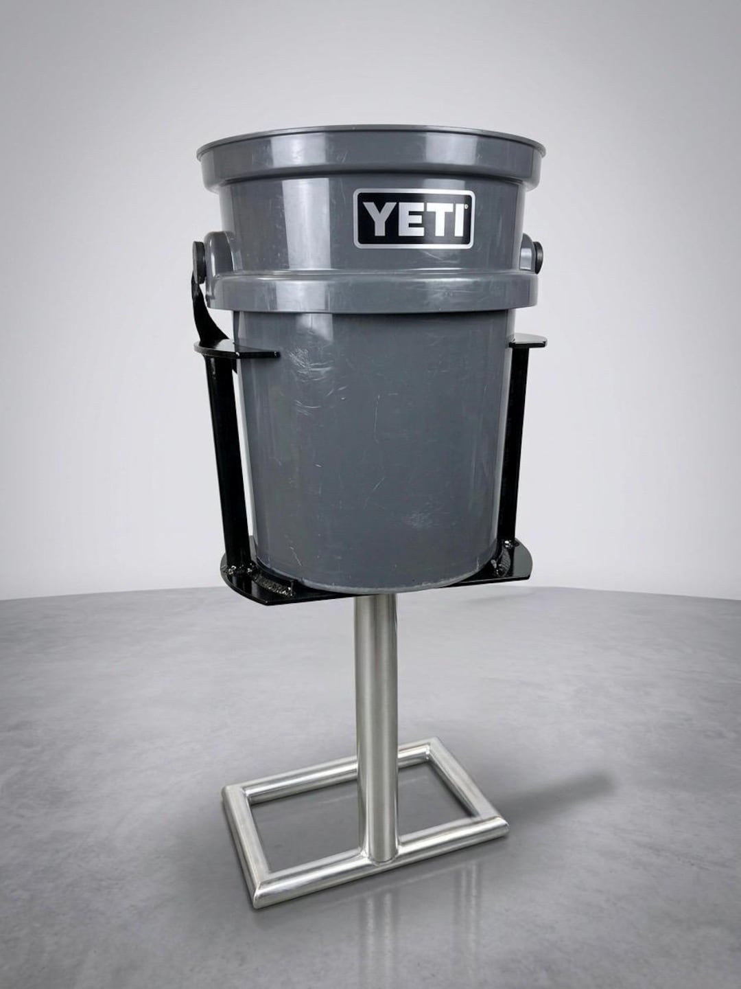 Bucket Rack Carousel Custom Tig-welded Aluminum Bucket Holder With Rod Holder Post - Etsy
