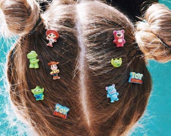 Horquillas con diseño de espiral inspiradas en Disney / Accesorios para el cabello de Toy Story / Peinados para viajes a Disney / Trenzas de Mickey y Minnie / Horquillas para moños inspiradas en parques temáticos
