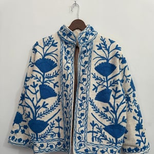 Boho Embroidery Suzani TNT Jacket: Cotton Embroidered Jacket