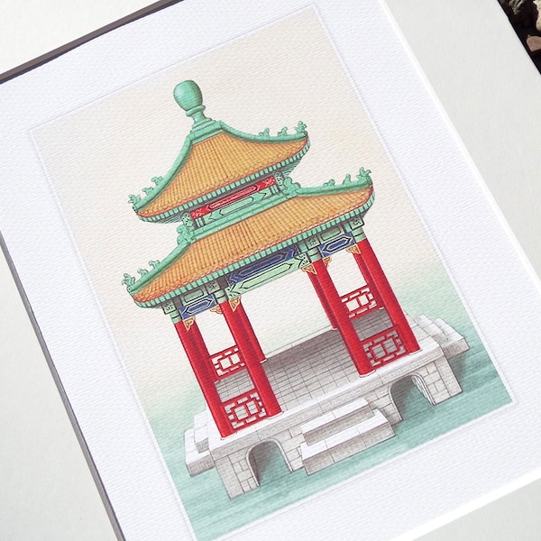 Chinoiserie Pagoda - Etsy