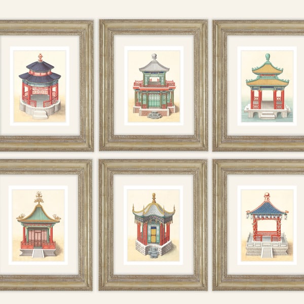 Chinoiserie Pagoda - Etsy