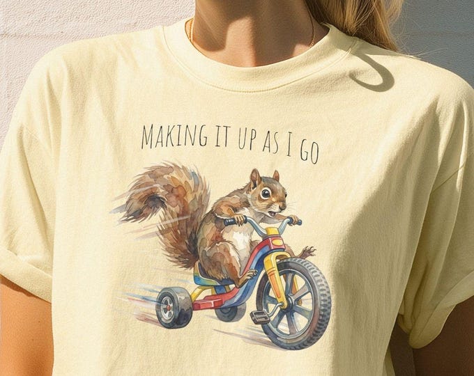 Featured listing image: Overwhelmed But Funny Shirt | Burnt Out Graphic Tee | Relatable Humor T-Shirt | Comfort Colors 1717 Style