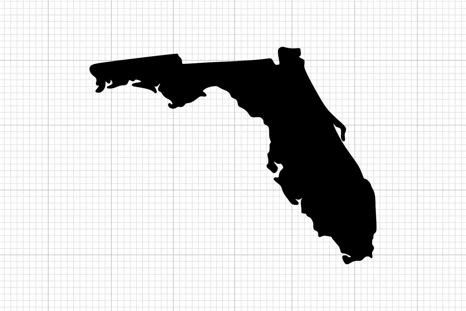 Florida State Shape SVG Cut File (digital Download) - Etsy