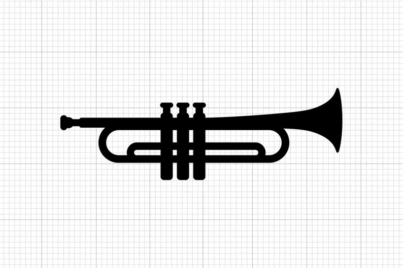 Trumpet SVG Clipart (digital Download) – Music Instrument Cut File - Etsy