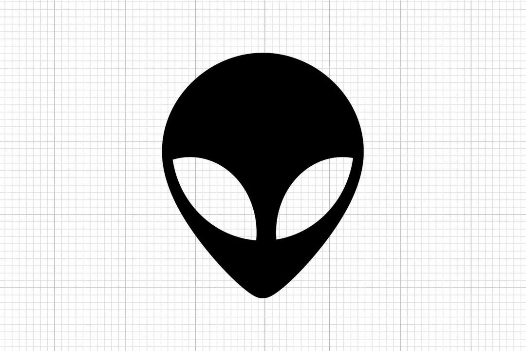 Alien Head SVG Cut File (digital Download) - Etsy
