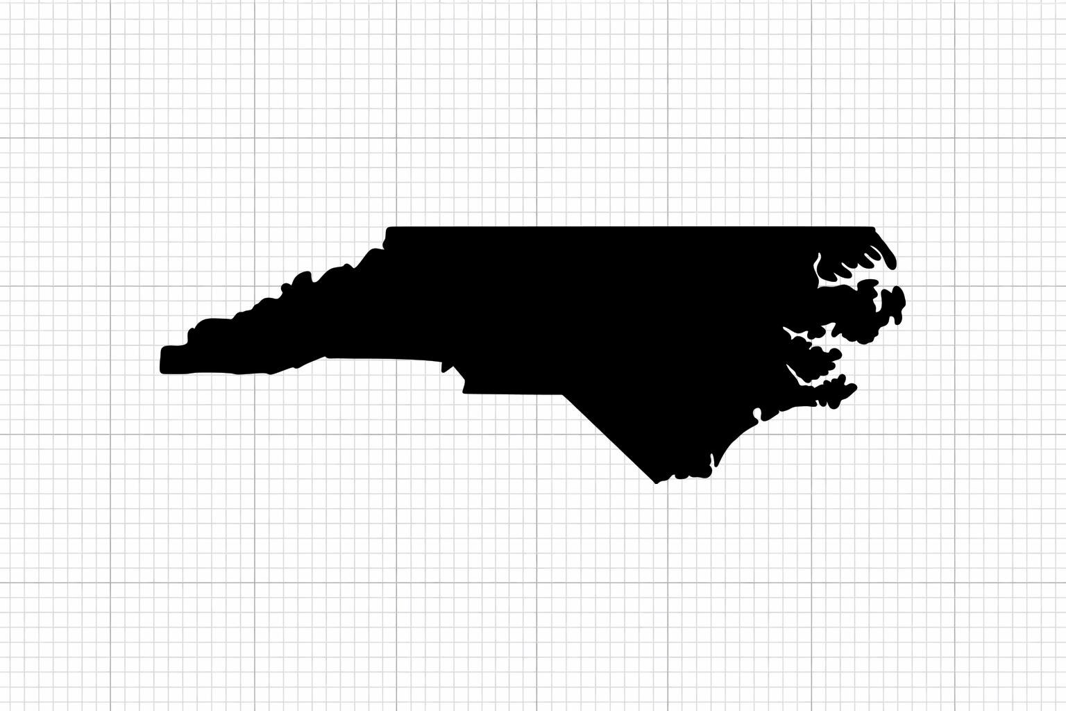 North Carolina State Shape SVG Cut File (digital Download) - Etsy