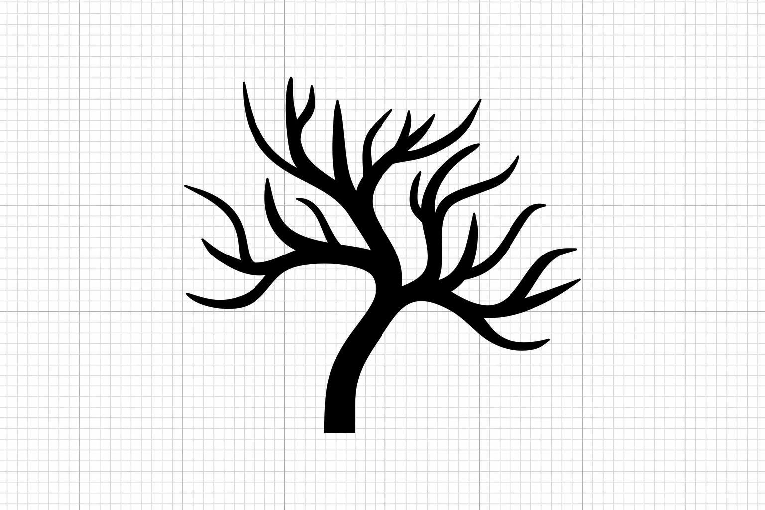 Bare Tree SVG Cut File – Instant Download (digital Product) - Etsy