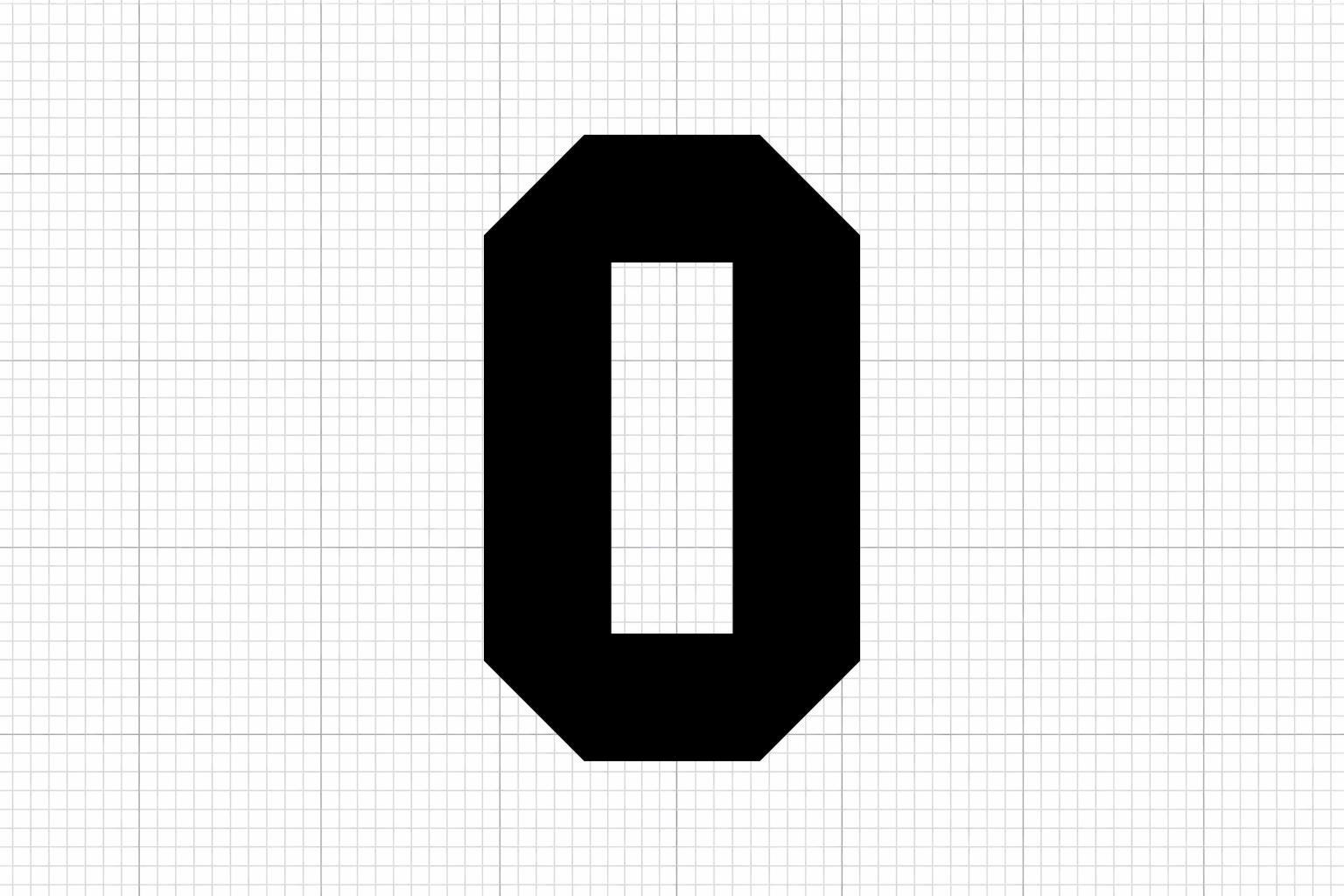 Number 0 SVG Cut File – Instant Download Digital Graphic - Etsy