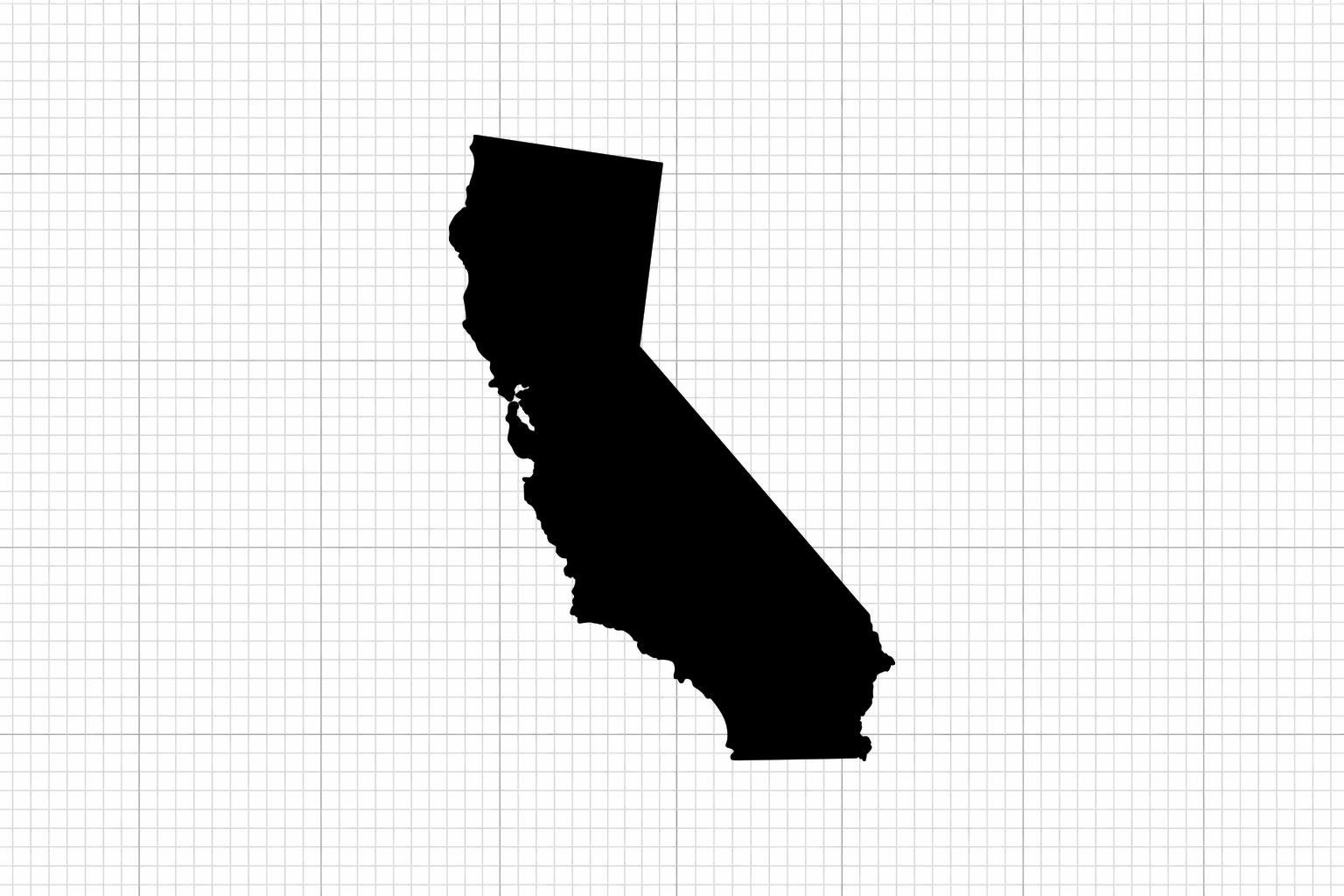 California State Shape SVG Cut File (digital Download) - Etsy Australia