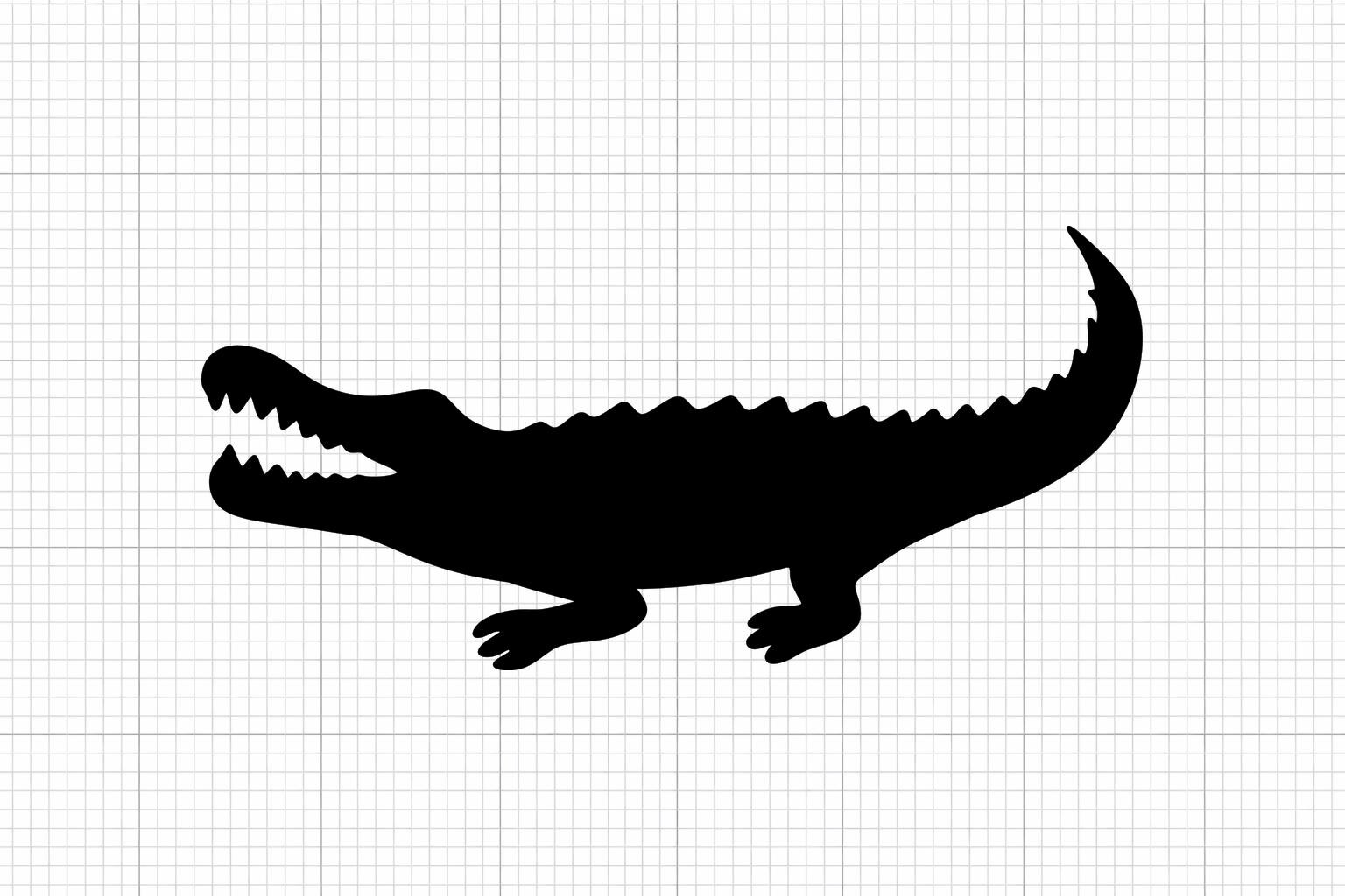 Alligator SVG Cut File – Instant Download (digital Product) - Etsy