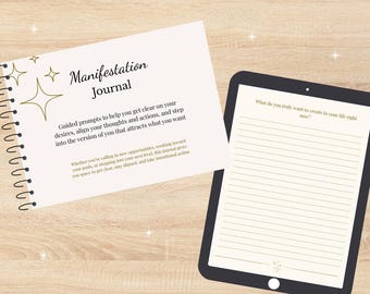 Manifestation Journal Prompts | Law of Attraction, Goal Setting (Printable PDF)