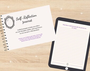 Self Reflection Journal Prompts | 100 Deep Questions for Growth (Printable PDF)