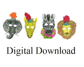 Digital Download - Animal Masks