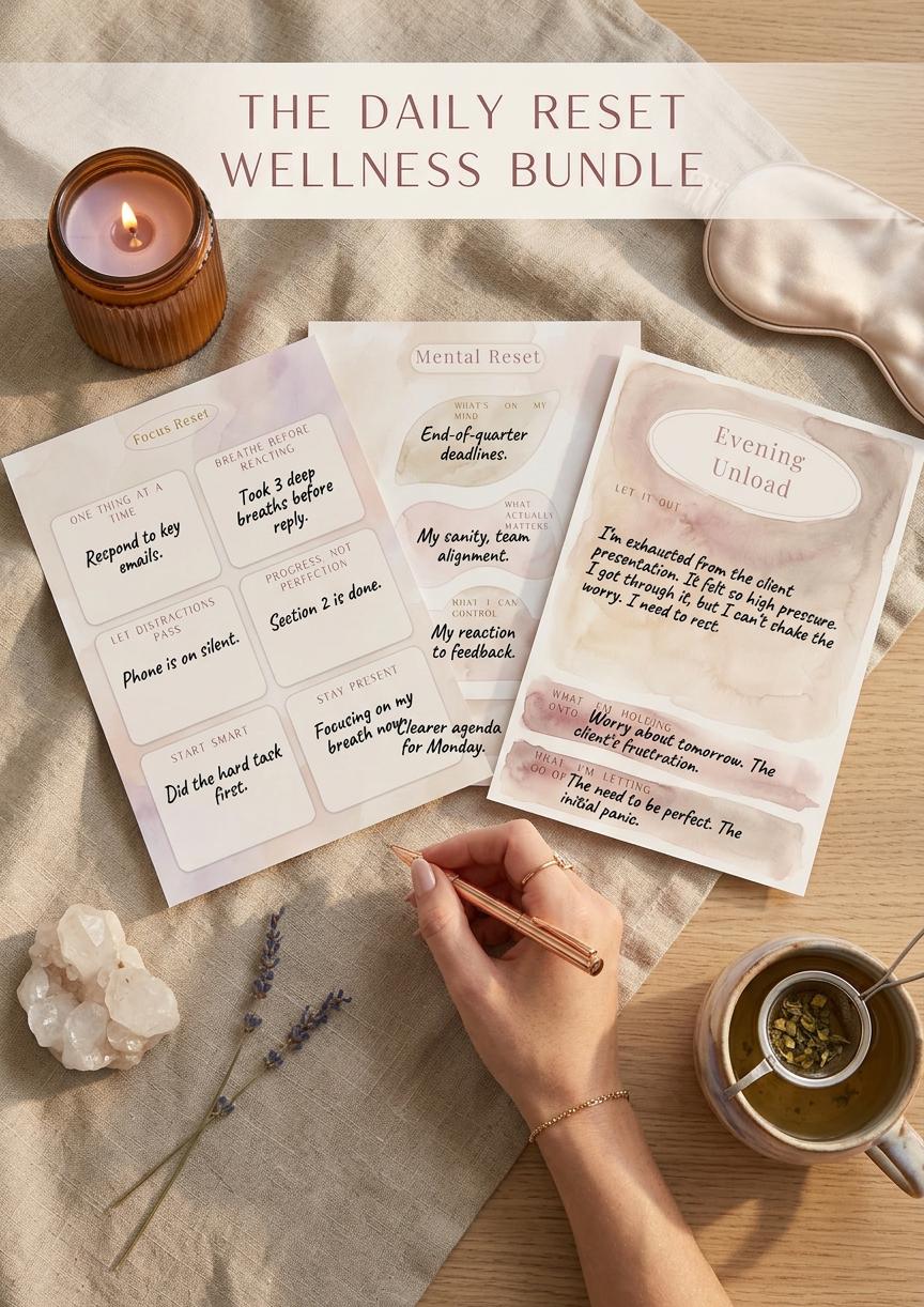The Reset Collection Printable Bundle | Mental Clarity System ...