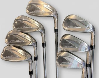TaylorMade Stealth 7-teiliges Eisenset - KBS Stiff Flex Stahlschläger