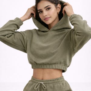 EBONY Cropped Oversized Hoodie Sewing Pattern (PDF Download) – Beginner Friendly image 5