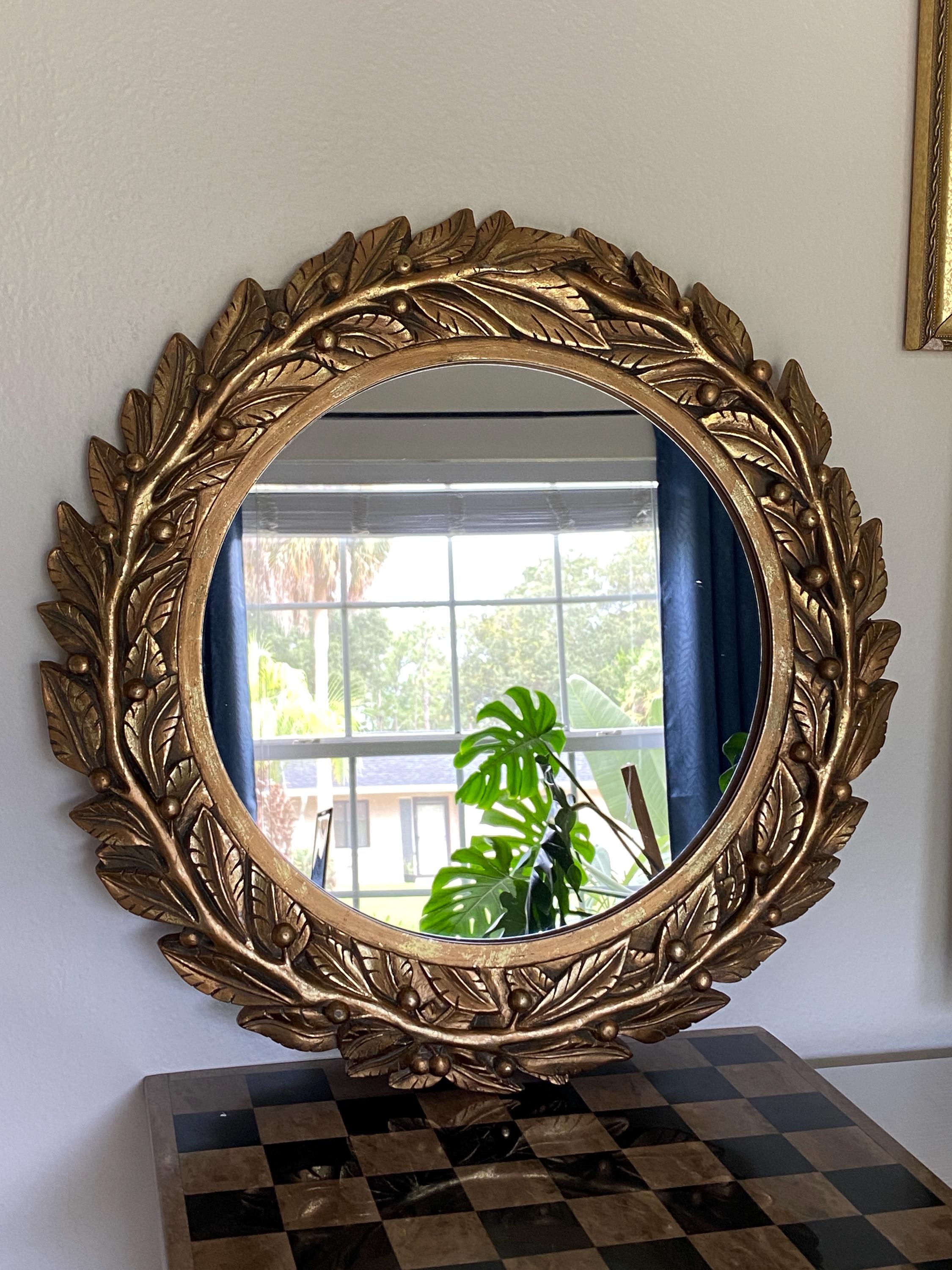 Gold Convex Mirror - Etsy