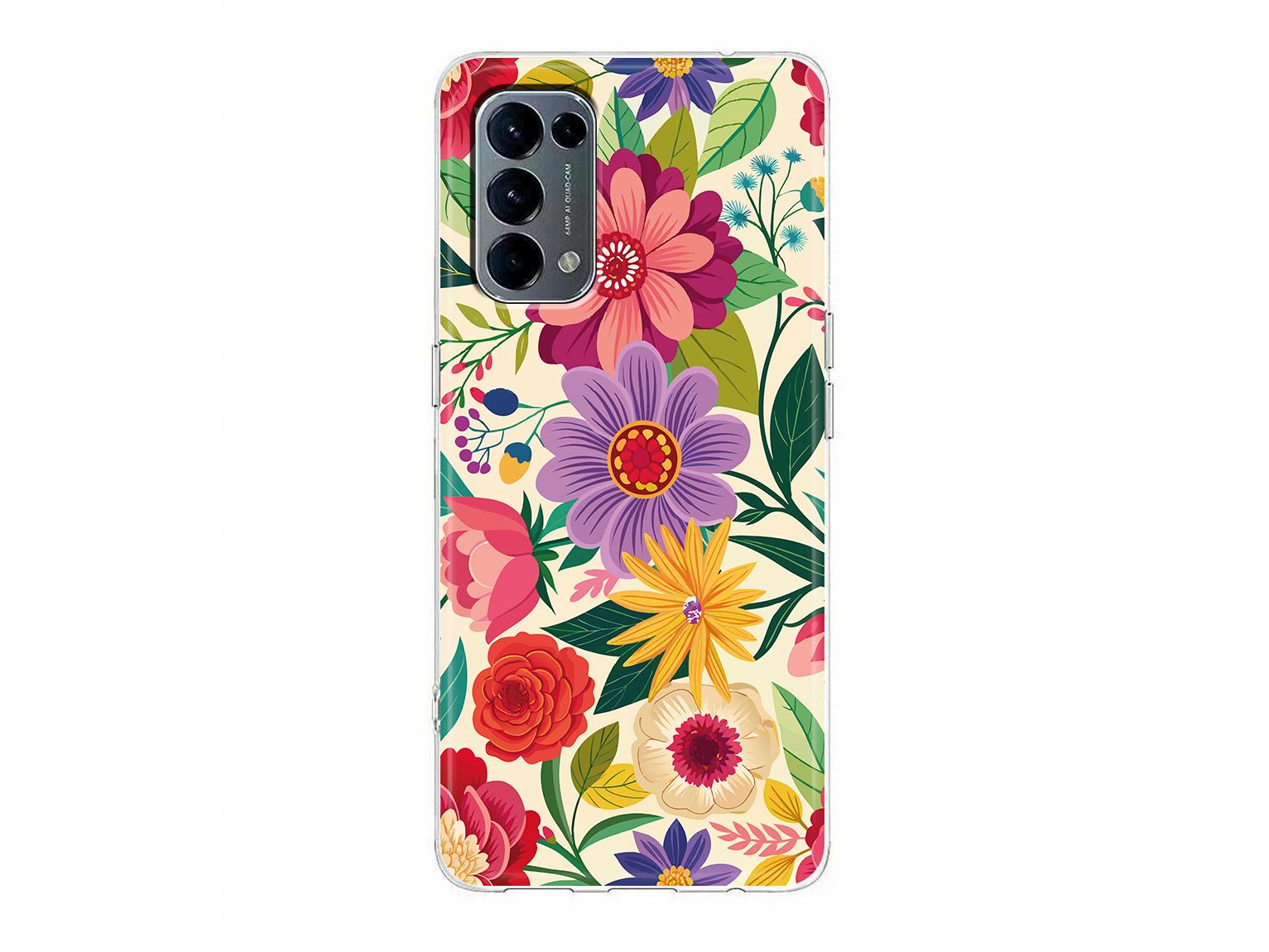 Cover Per OPPO Find X2 Neo, Custodia Antiurto In TPU Con Effetto Gradiente, Rosa/verde, Supporto Ricarica Wireless, Bordi Rialzati