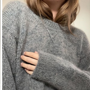 Granny Square Crochet Cardigan Pattern | Patchwork Vintage Style Sweater (PDF)