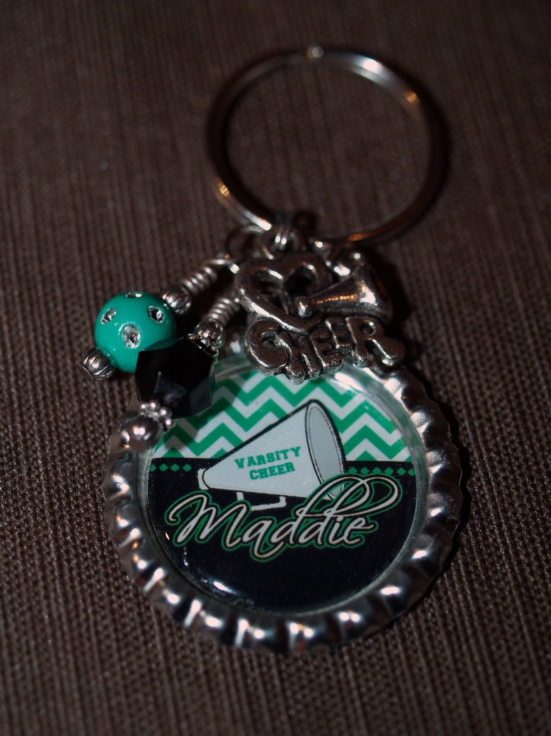 Custom Cheer Keychain Personalized Cheerleading Gift Coach Etsy