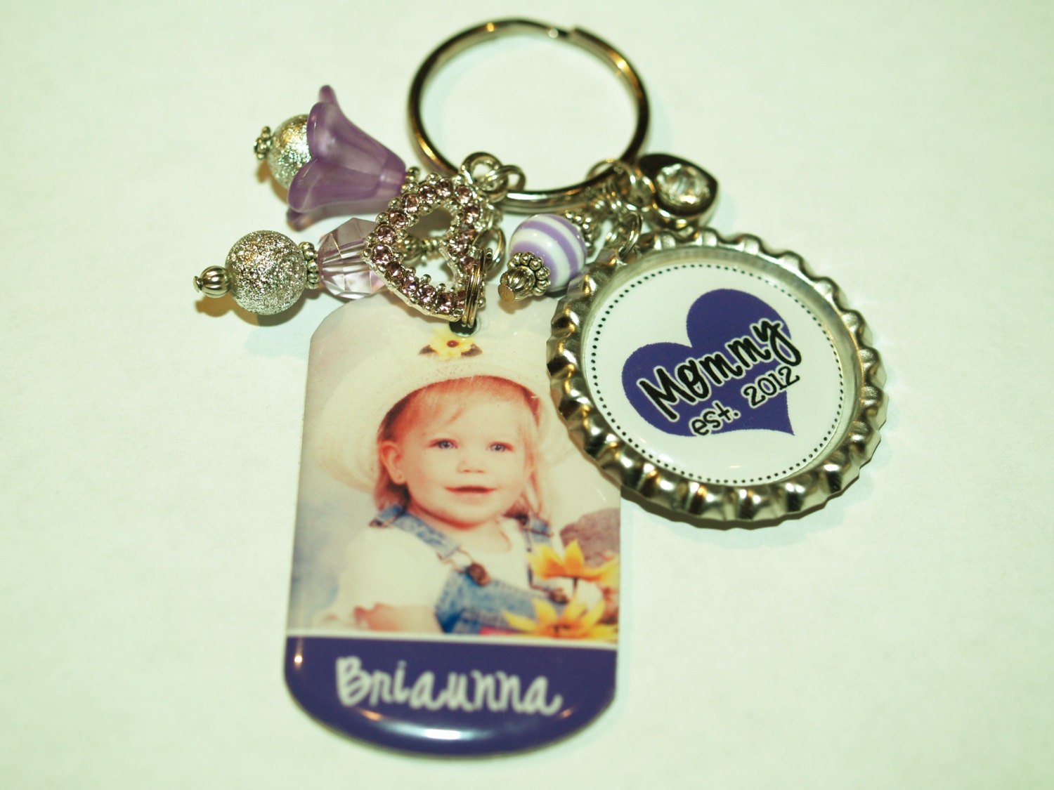 Keychains for Women, PERSONALIZED Gift, Mothers Day Gift for HER, Pho…