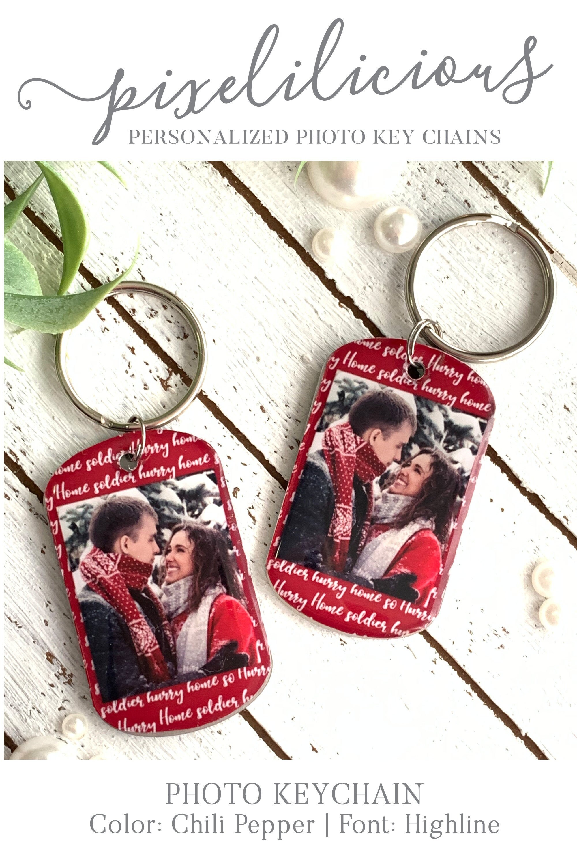 2 Photo Boyfriend Keychains Boyfriend Valentine Gift Gift Etsy