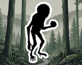 Albatwitch Pennsylvania Cryptid Die-Cut Vinyl Sticker | Lancaster County PA Folklore