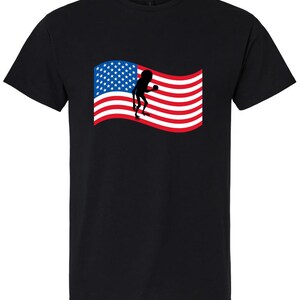 Albatwitch Pennsylvania Cryptid American Flag T-Shirt, Lancaster County PA Folklore