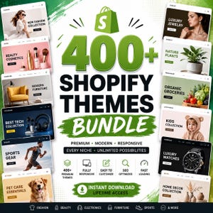 400種類以上のShopifyテーマバンドル｜ECサイトテンプレート（即時ダウンロード）