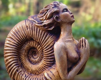 Ammonite Woman | Healing & Wisdom Home Decor