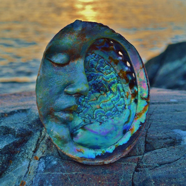 Art Card 5 Pack, Abalone Moon, by Debra Bernier, Shaping Spirit