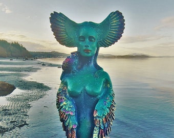 Owl Goddess, Shaman Woman, by Debra Bernier, Shaping Spirit