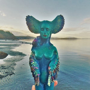 Owl Goddess, Shaman Woman, by Debra Bernier, Shaping Spirit